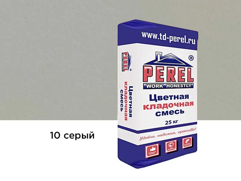 Смесь Perel SL, серая, кладочная, 25 кг, фото 3