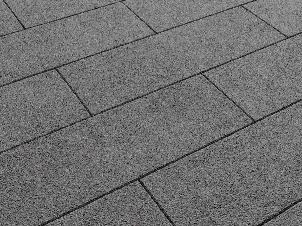 Тротуарная плитка Прямоугольник 600×200 мм, Серый, гранит на белом, фото 5