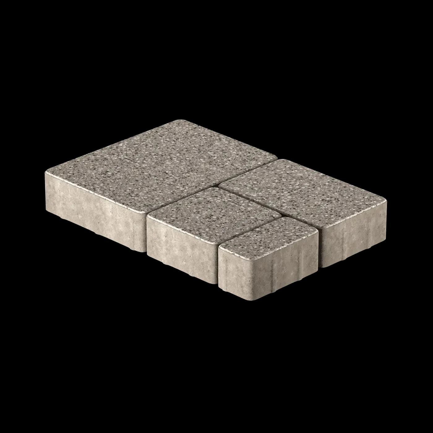 Тротуарная плитка Мегаполис 280×210; 240×140; 140×140; 140×70 мм, Премиум Ferro