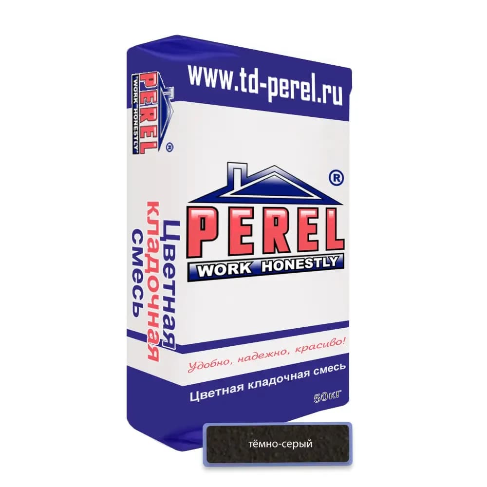 Смесь Perel VL, темно-серая, кладочная, 50 кг