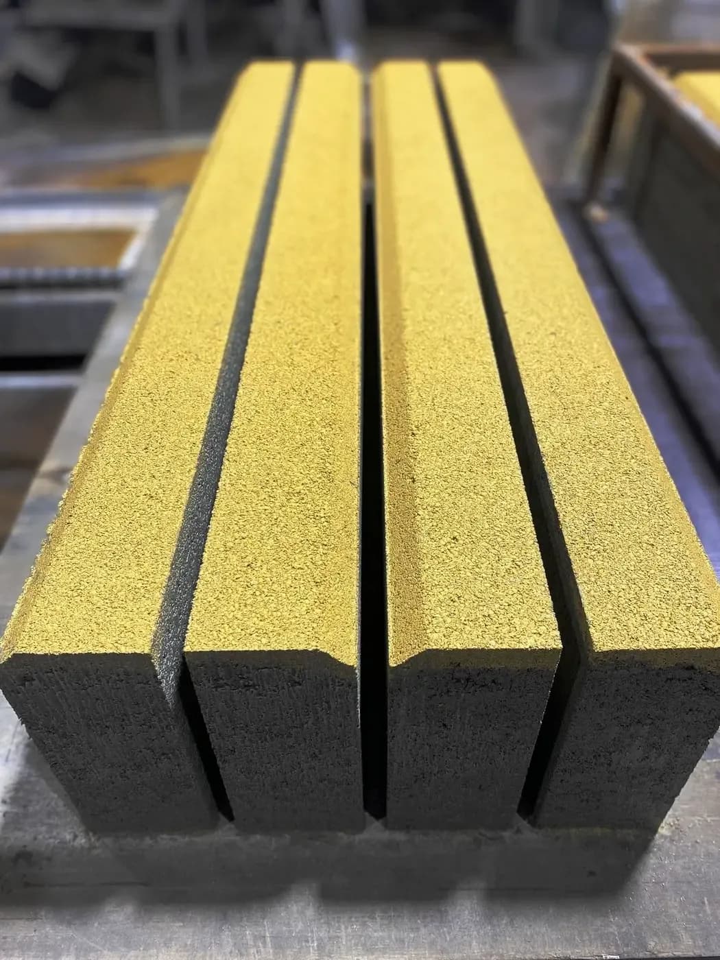 Бордюр садовый 1000×200×60 мм, Жёлтый, фото 3