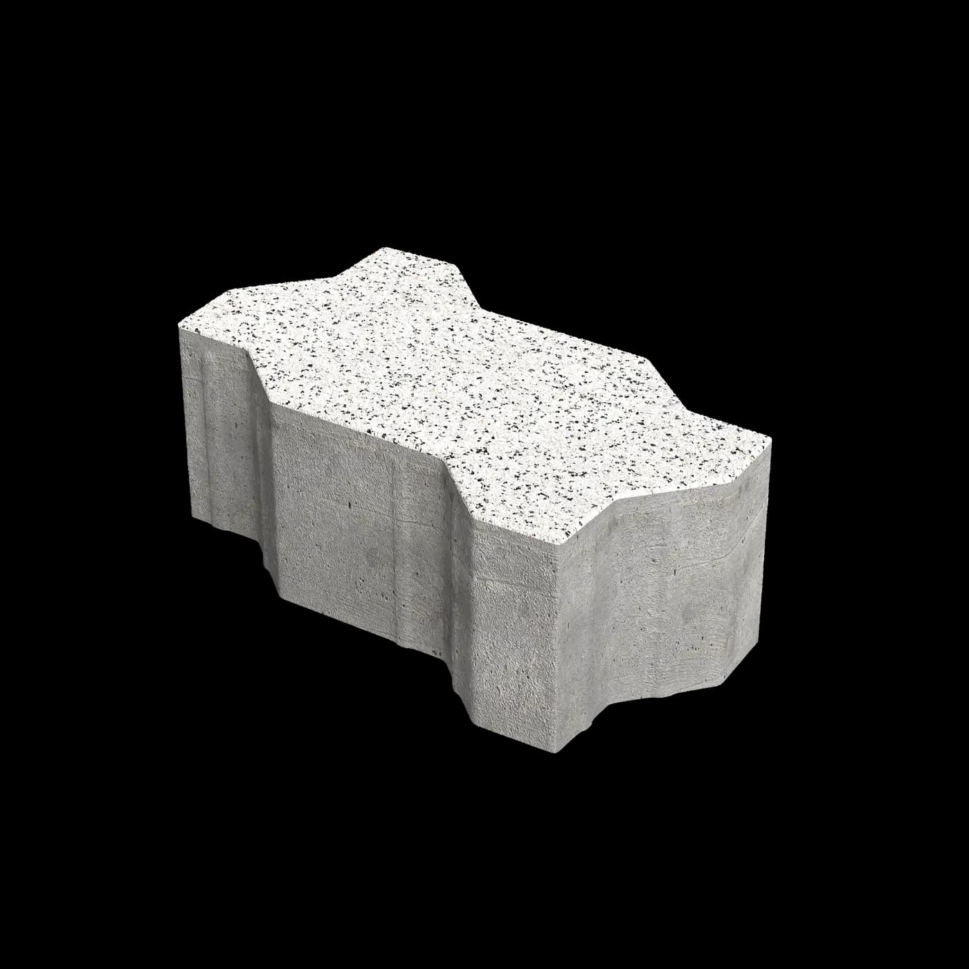Тротуарная плитка Зигзаг 225×112.5×80 мм, Премиум Gold