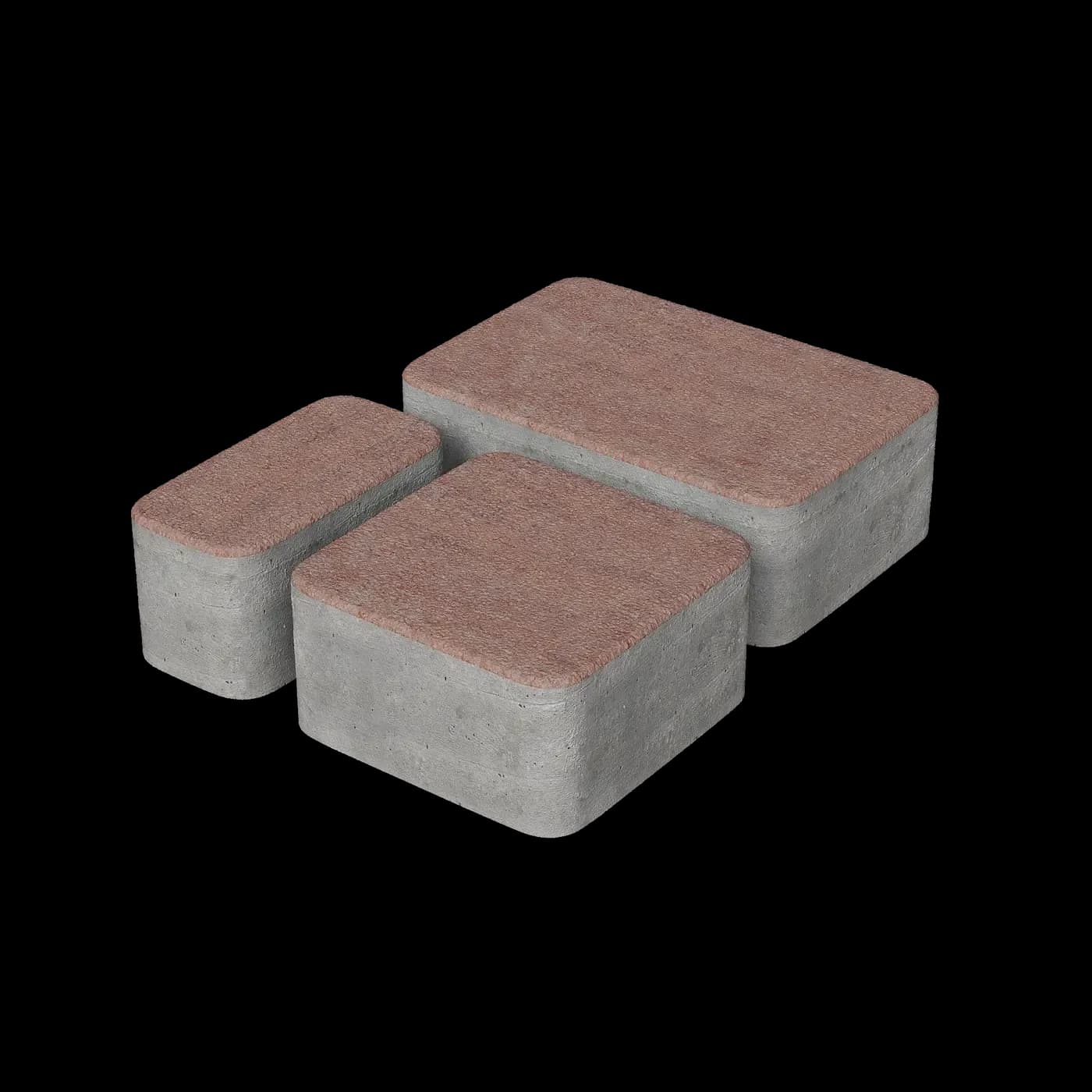 Тротуарная плитка Классика 180×120; 120×120; 120×60 мм, Натур Ferro