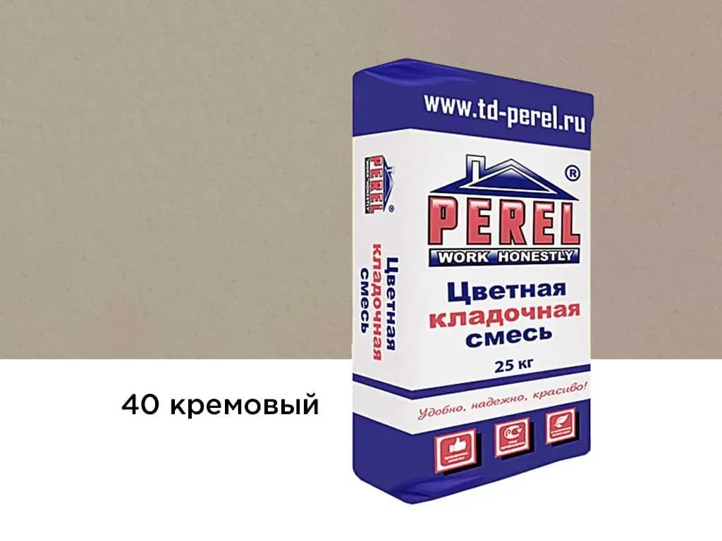 Смесь Perel SL, кремовая, кладочная, 25 кг, фото 2