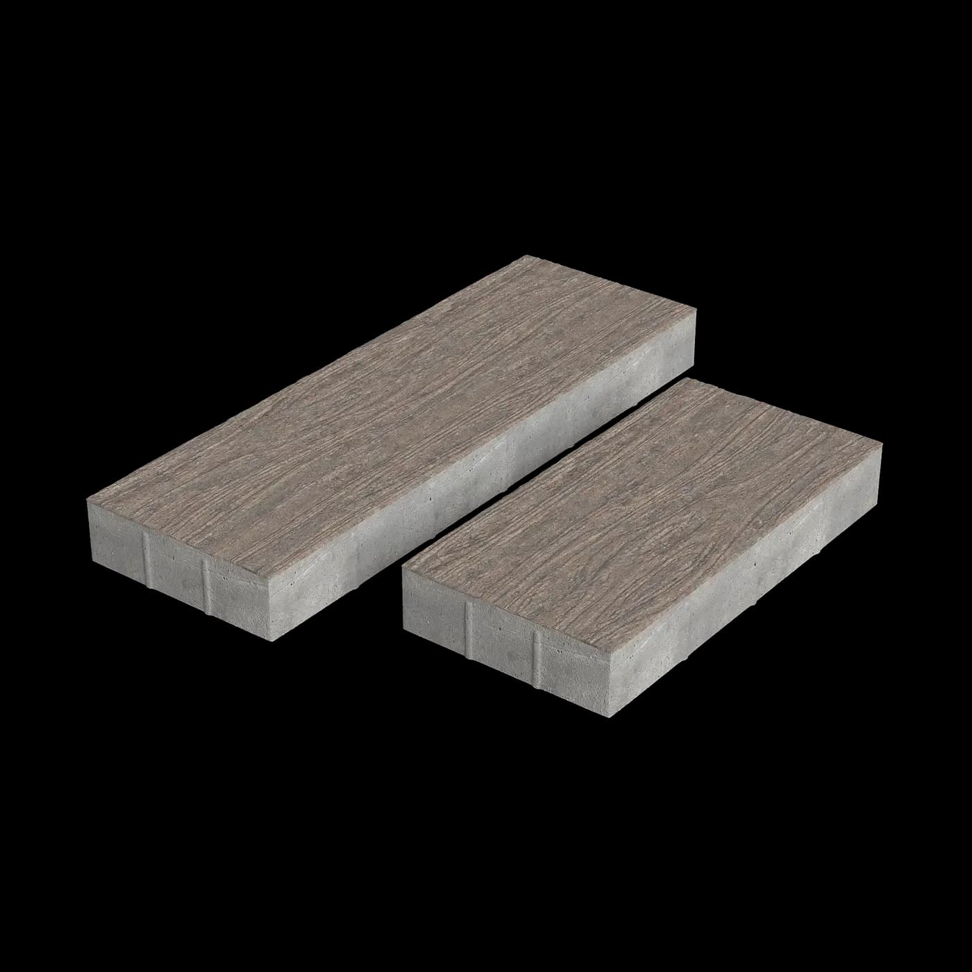 Тротуарная плитка Доска фактурная 400×200; 600×200 мм, Натур Ferro