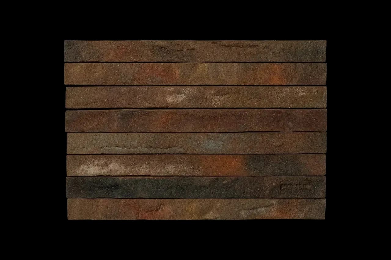 Кирпич ручной формовки коричневый, 490×100×40 мм, фото 2