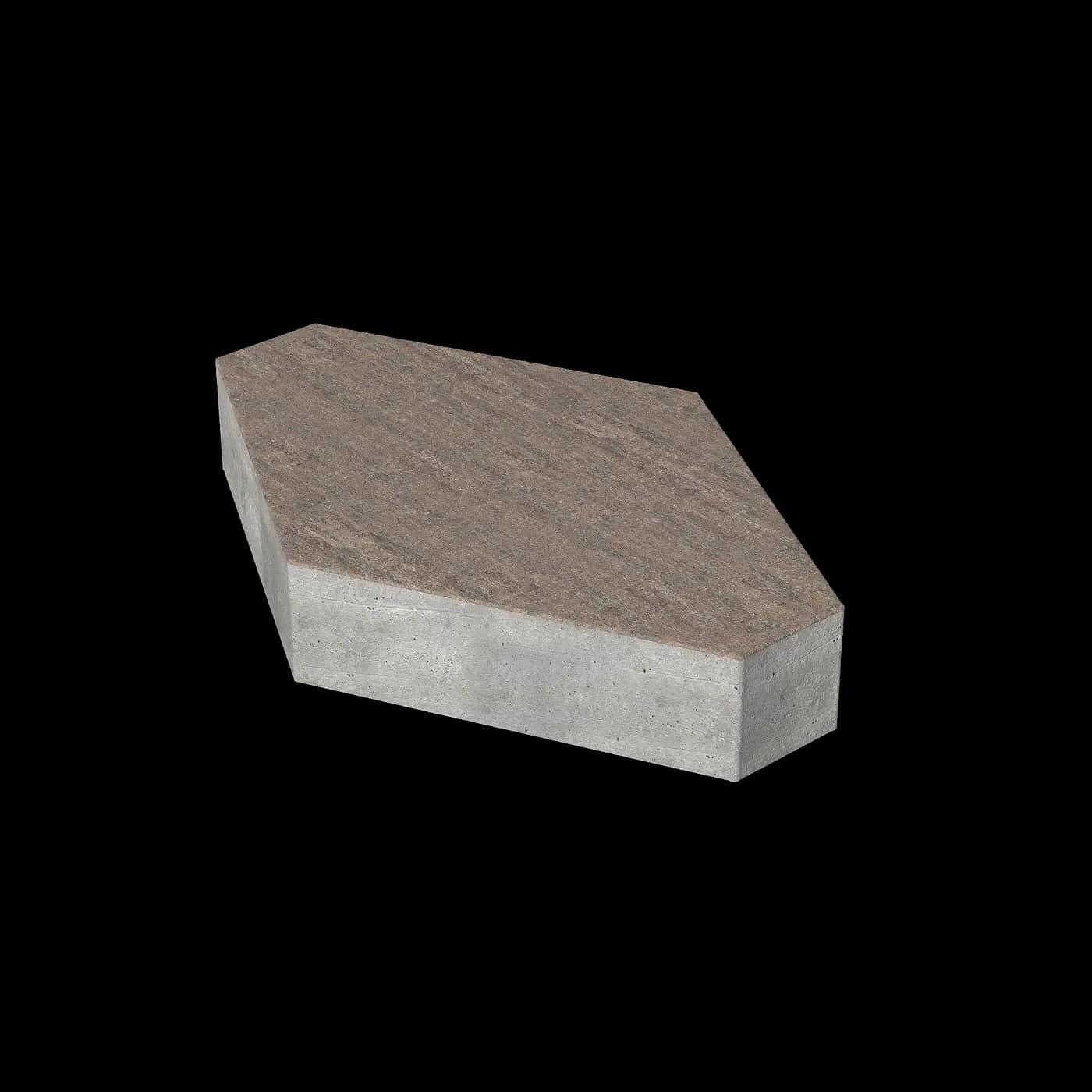 Тротуарная плитка Зарядье 600×400×100 мм, Натур Ferro