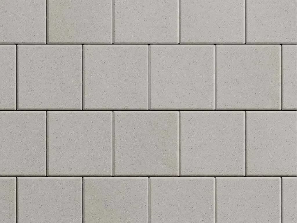 Тротуарная плитка Квадрат 200×200 мм, Стандарт Белый, фото 3