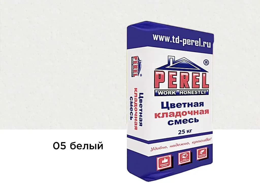 Смесь Perel SL 0005, белая, кладочная, 25 кг