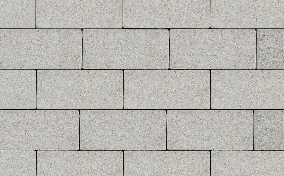 Тротуарная плитка Прямоугольник 100×200 мм, Гранит Белый, фото 3