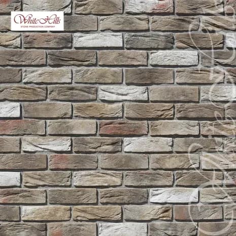 Искусственный камень Торн Брик 329-20, серо-коричневый / светло-серый / коричневый светлый