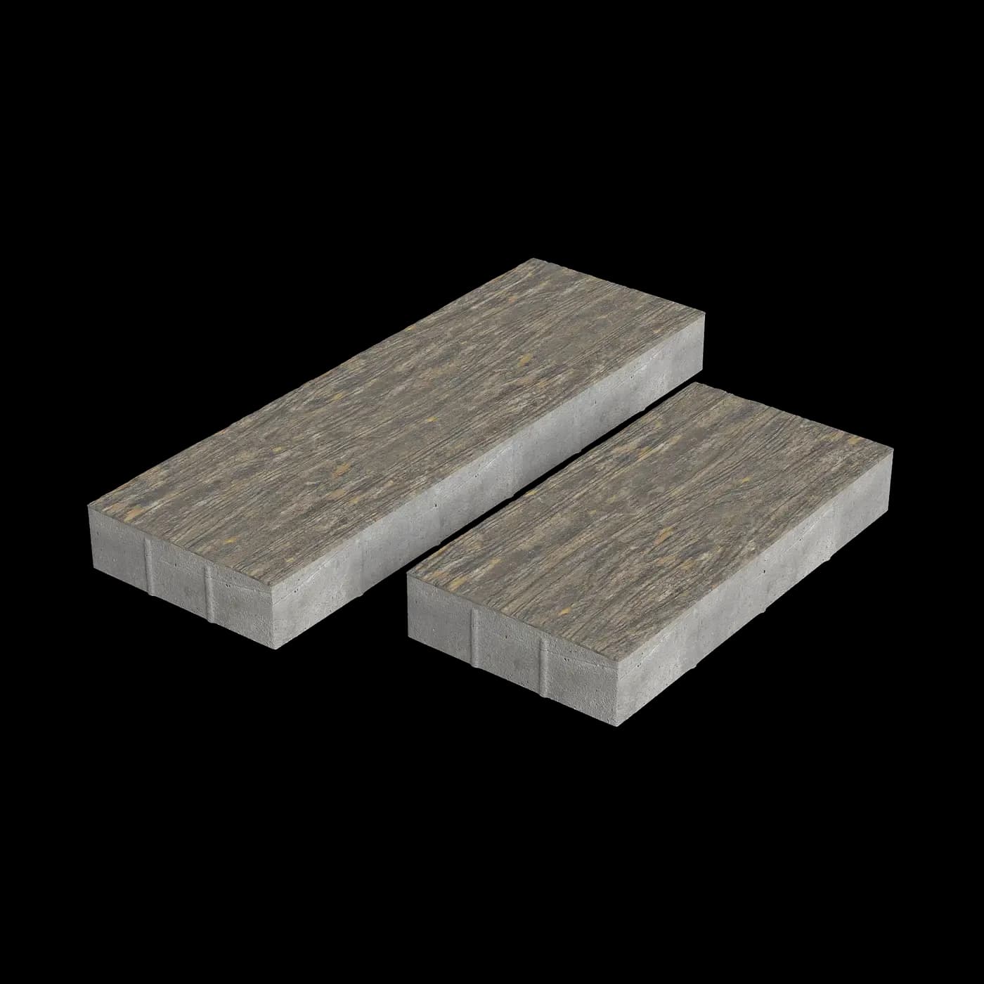 Тротуарная плитка Доска фактурная 400×200; 600×200 мм, Натур