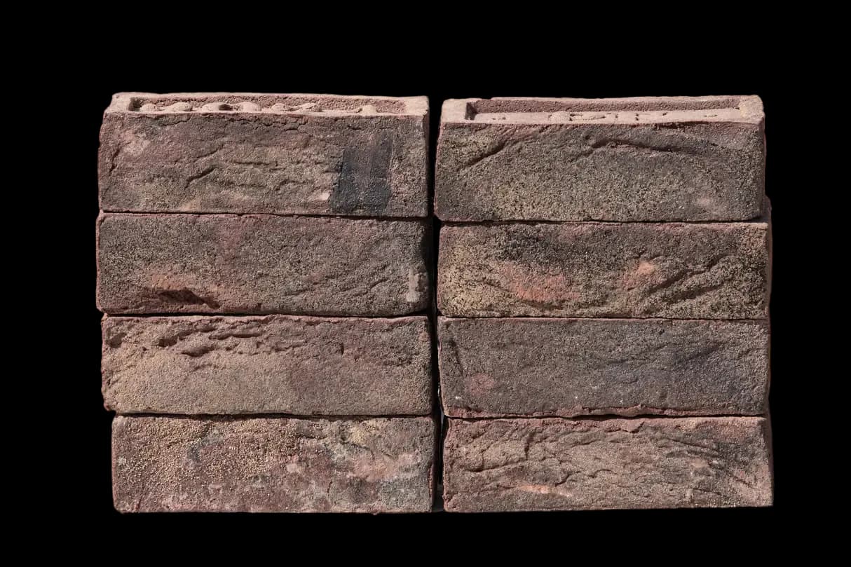 Кирпич ручной формовки коллекция «Europe» бордовый, 215×100×65 мм, фото 2