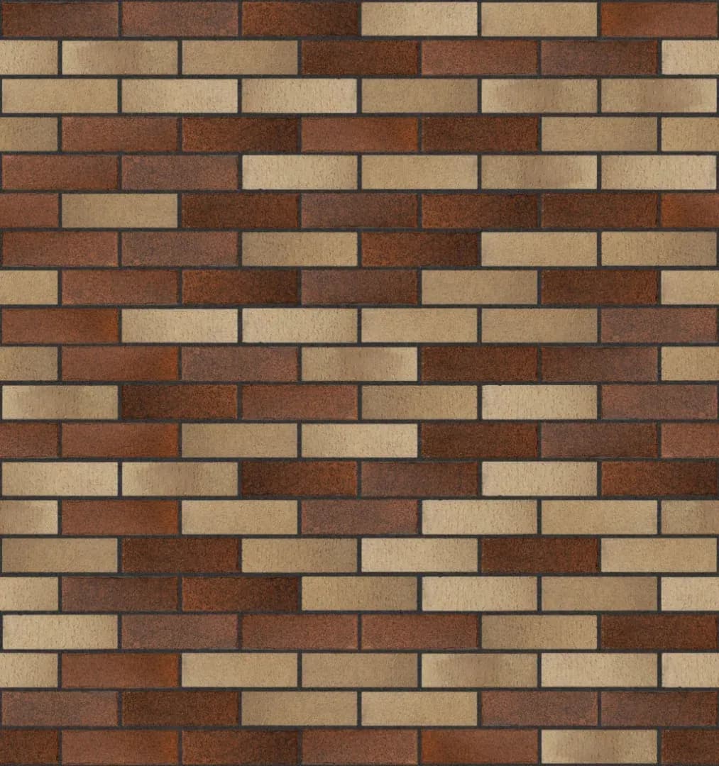 Клинкерная фасадная плитка, Vintage light и Fumea 50/50 (сортировка 9), 240×71×10 мм
