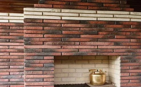 Угловой элемент Бран Брик 695-75, коричневый / черный / красный, фото 2