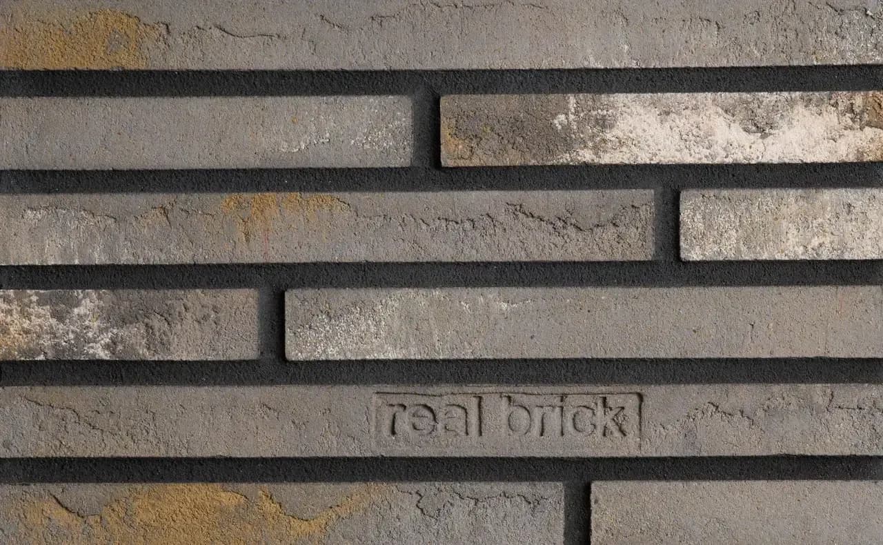 Плитка ручной формовки платиновый Real Brick