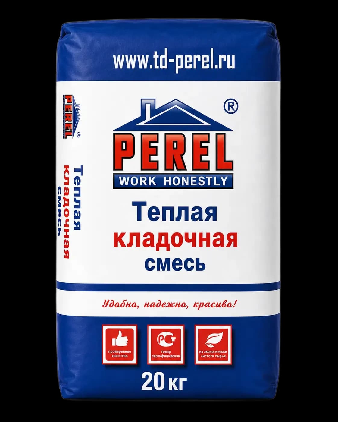 Смесь Perel TKS 6020, тёплая, кладочная, 20 кг