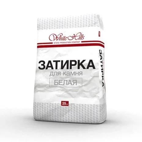 Затирка швов для камня и плитки белая 25 кг
