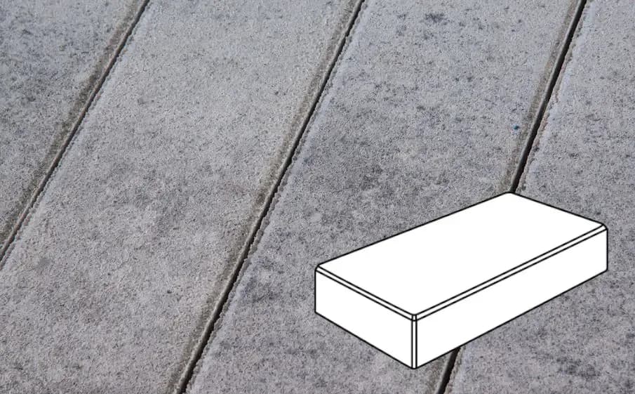 Тротуарная плитка Картано 300×150×100 мм, Натур, фото 3
