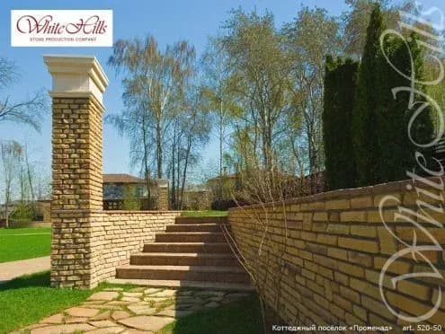Искусственный камень Лаутер 520-50, бежевый, фото 6