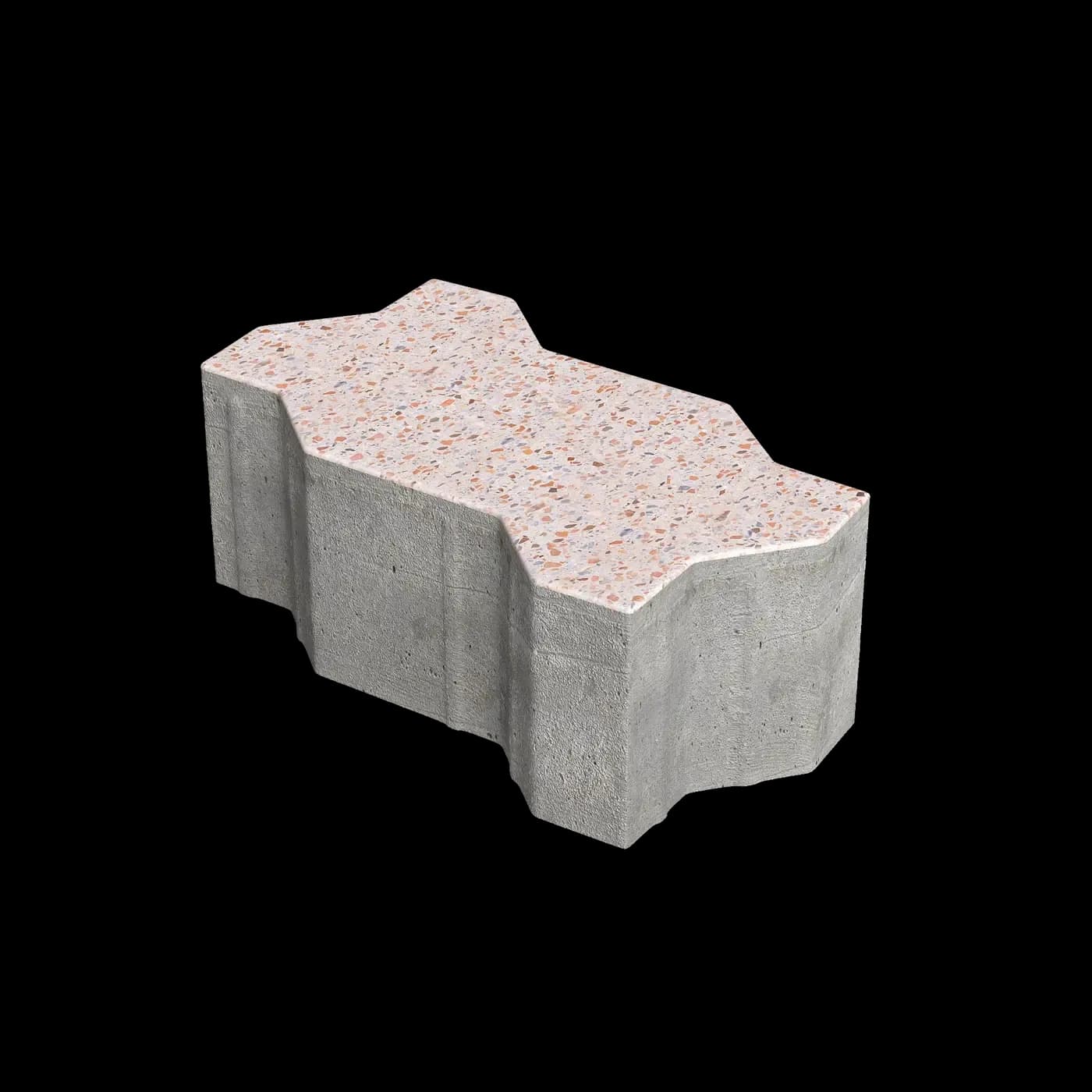 Тротуарная плитка Зигзаг 225×112.5×80 мм, Премиум Finerro