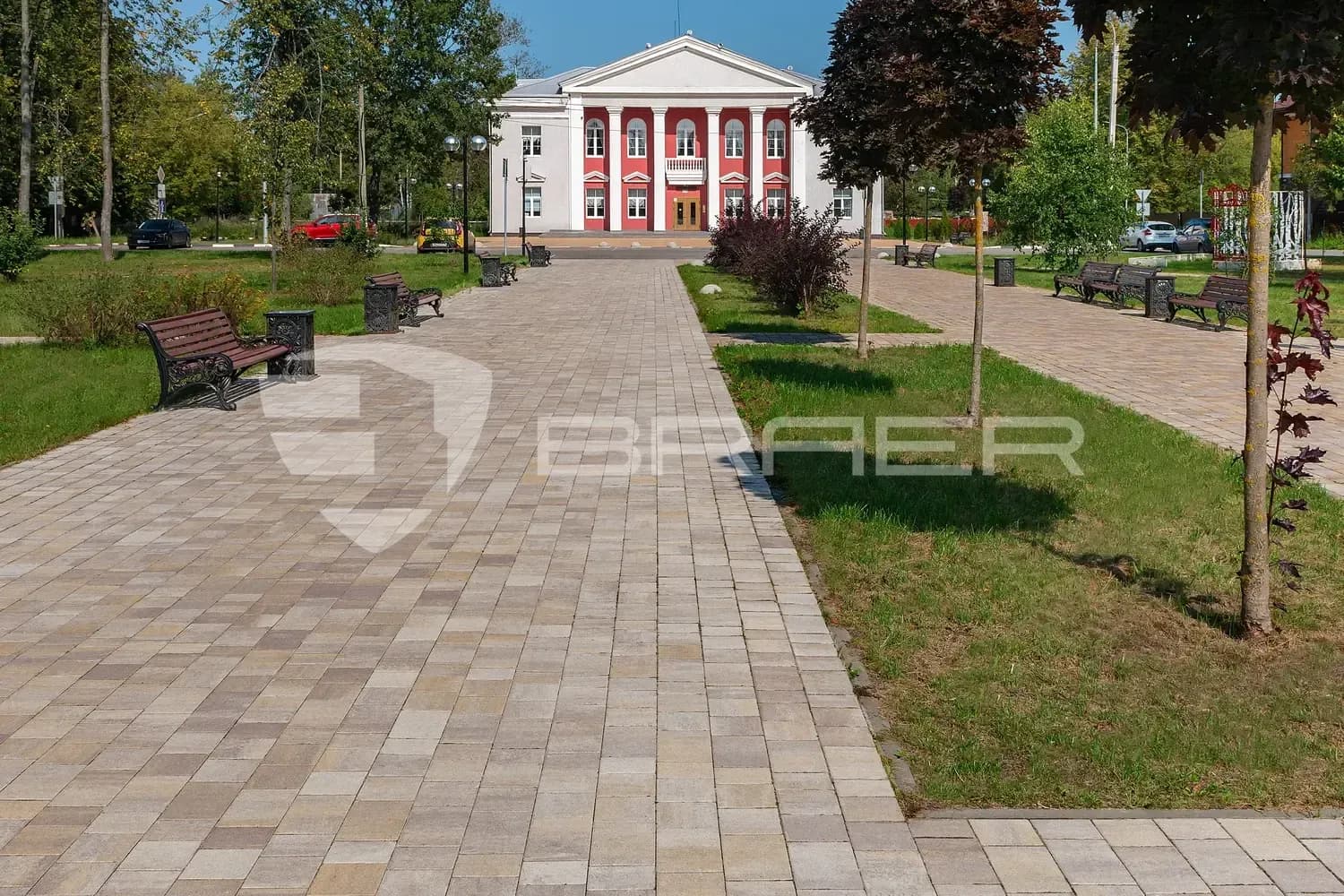 Тротуарная плитка Старый город Венусбергер, Color Mix Степь, 40 мм, фото 5