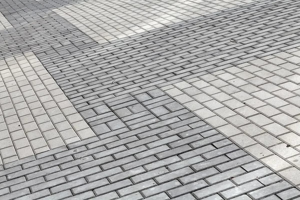 Тротуарная плитка Прямоугольник 100×200 мм, Черный, стандарт на белом, фото 5