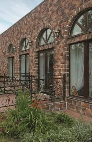 Искусственный камень Шинон 410-40, коричневый, фото 3