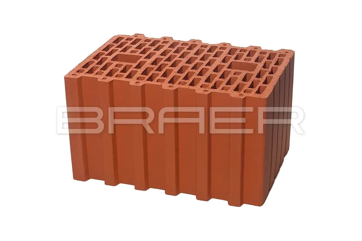 Керамический блок BRAER Ceramic Thermo 10.7 НФ (Крупноформатный поризованный блок 38)