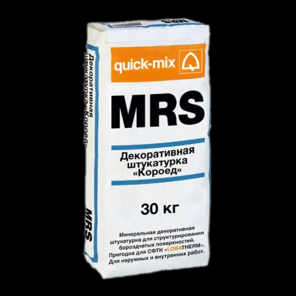 Декоративная штукатурка «Короед» quick-mix MRS