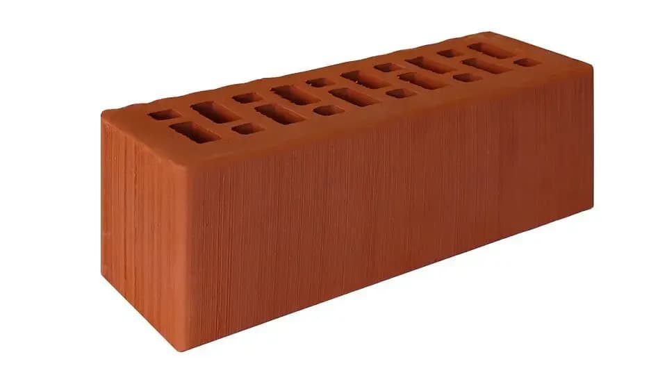 Кирпич облицовочный красный береста, ЕВРО, 250×85×88 мм, фото 3