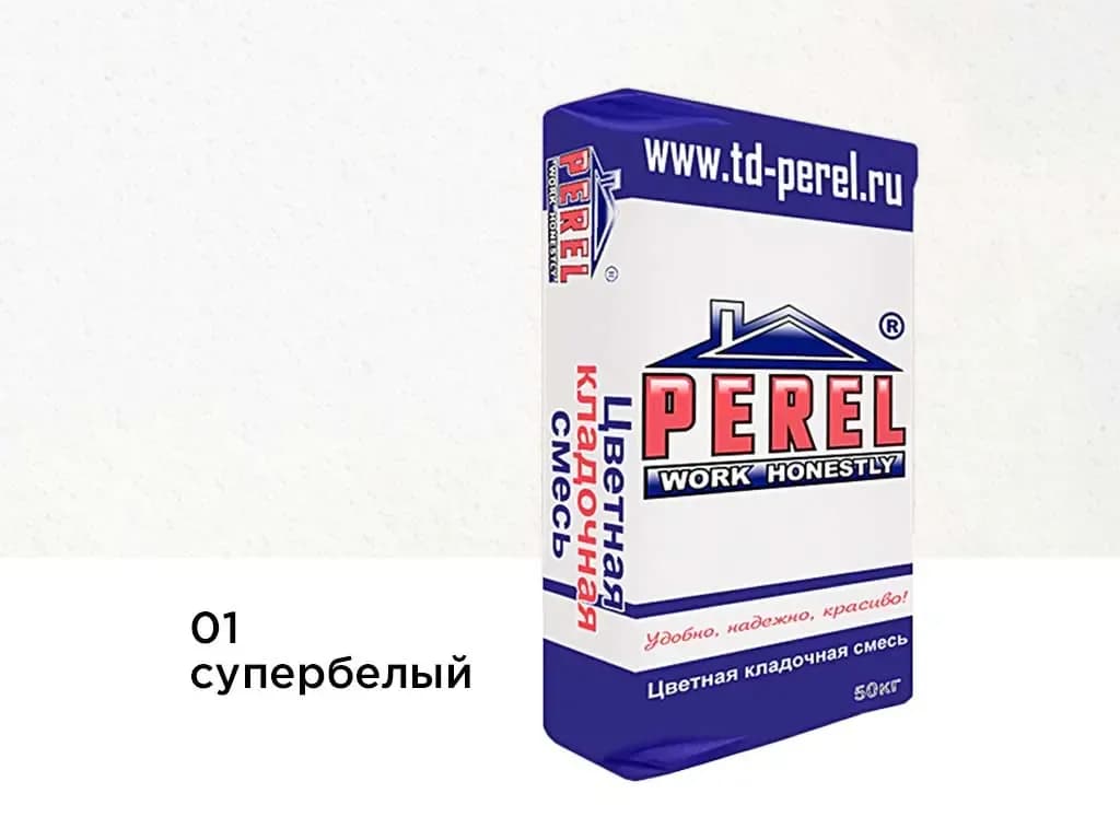 Смесь Perel SL 0001, супер-белая, кладочная, 50 кг