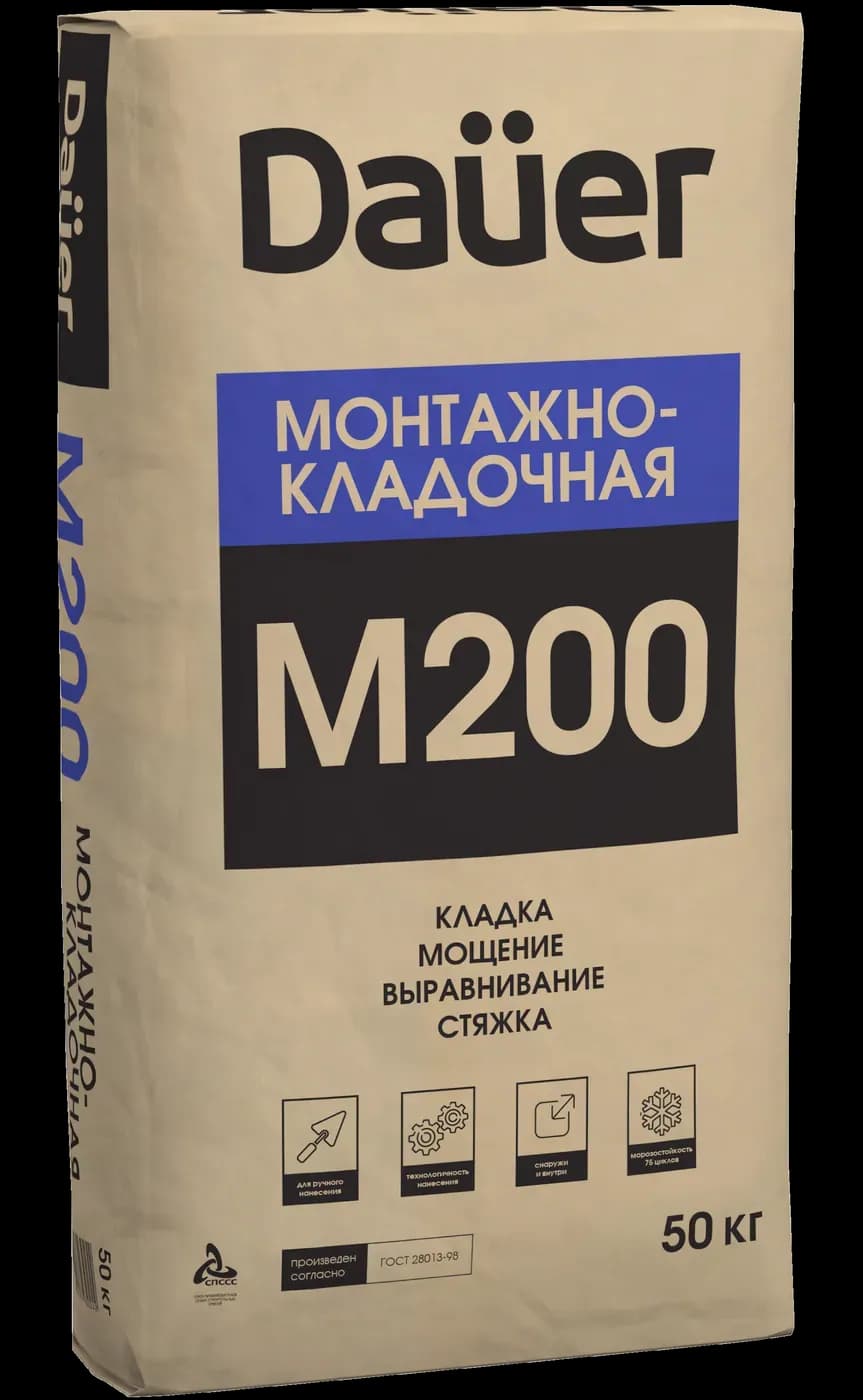 Сухая смесь монтажно-кладочная Dauer М-200