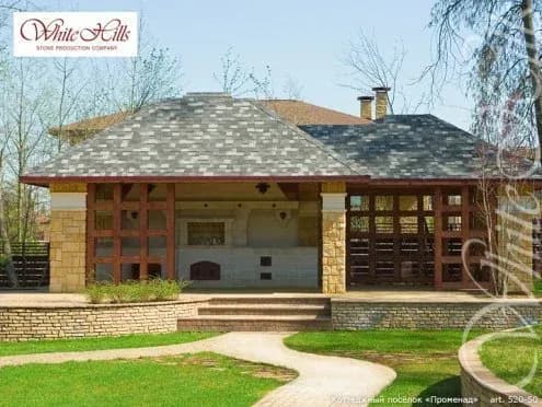 Искусственный камень Лаутер 520-50, бежевый, фото 7