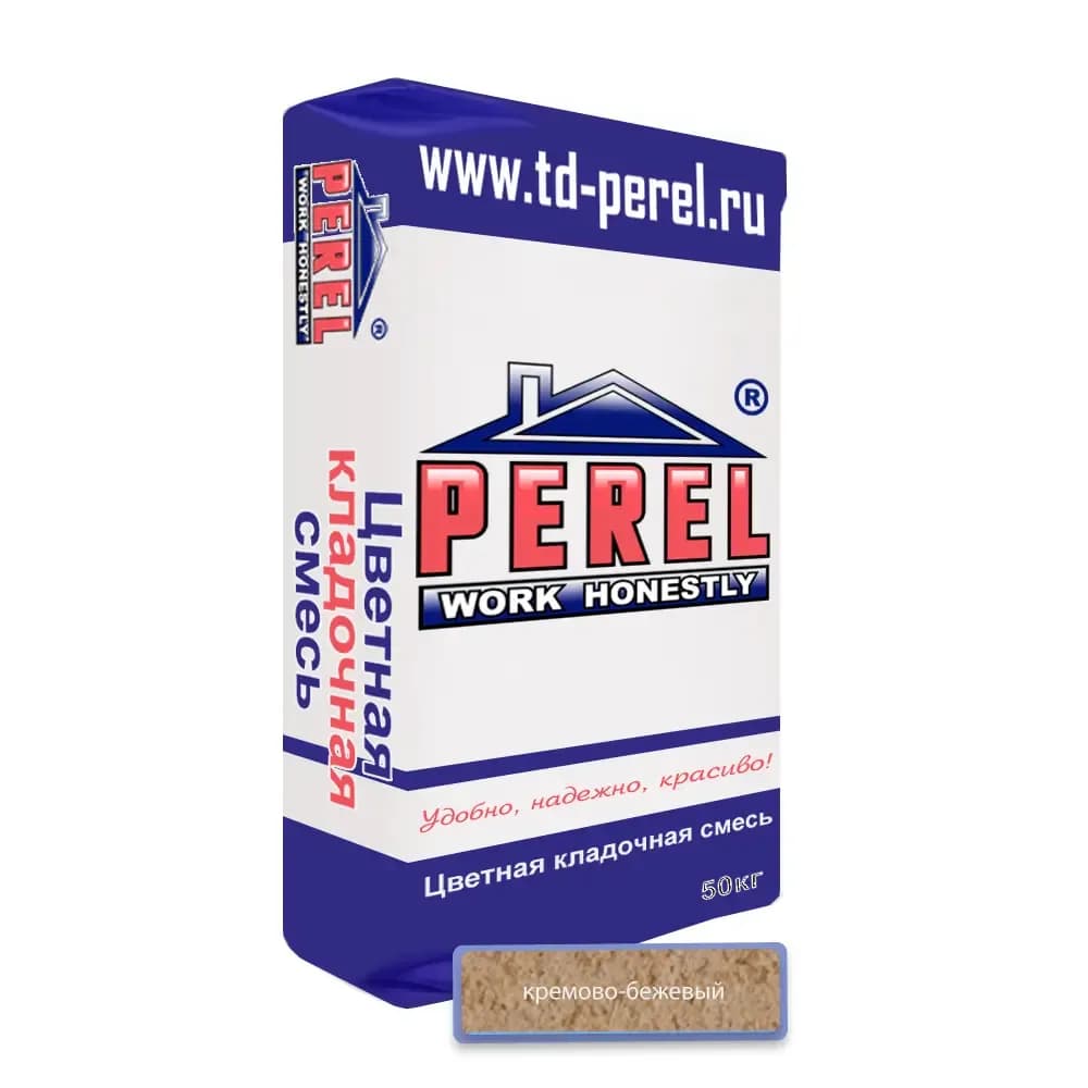 Смесь Perel VL, кремово-бежевая, кладочная, 50 кг