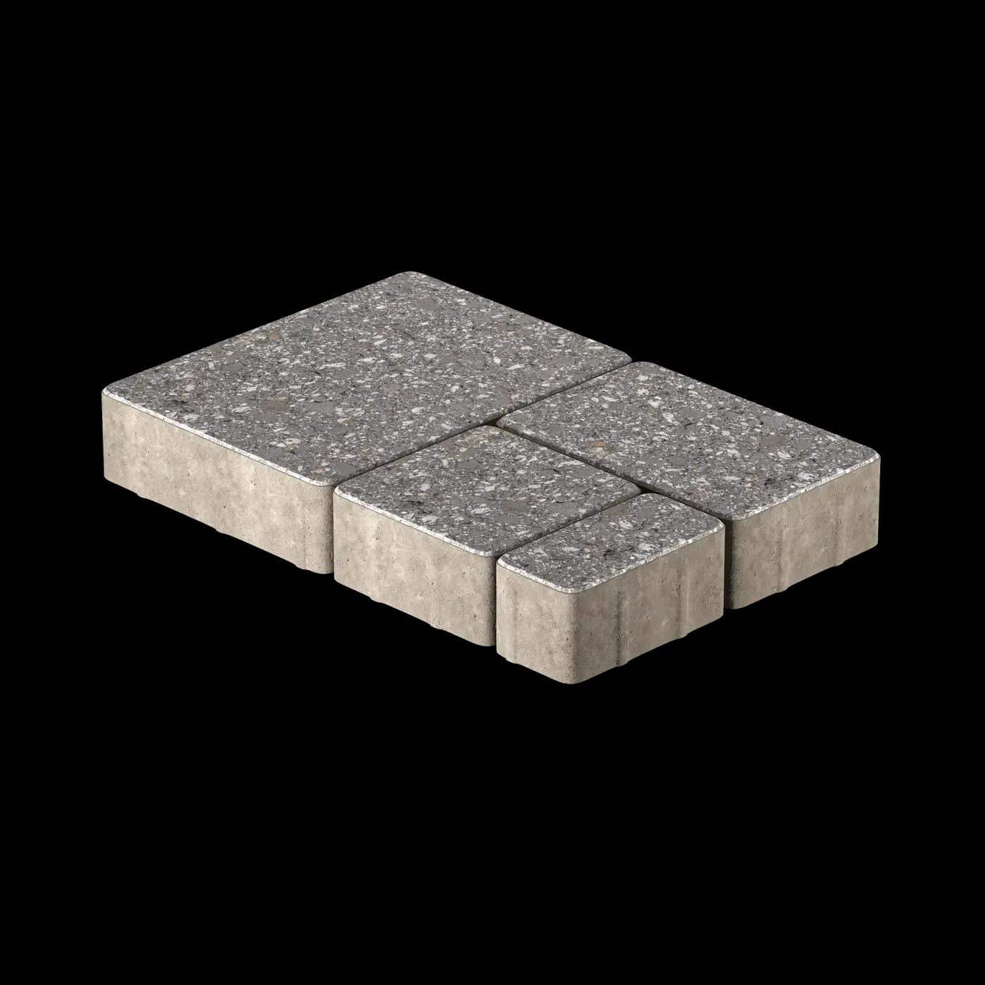 Тротуарная плитка Мегаполис 280×210; 240×140; 140×140; 140×70 мм, Премиум Finerro