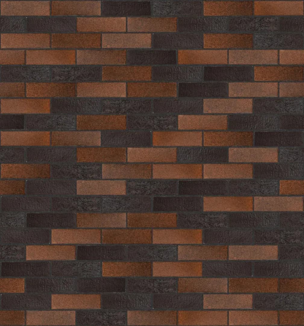 Клинкерная фасадная плитка, Vintage light и Onyx 50/50 (сортировка 11), 240×71×10 мм