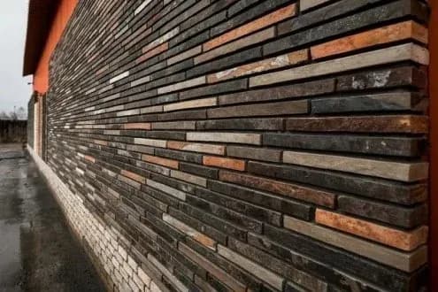 Угловой элемент Реген Брик 691-45, коричневый, фото 2