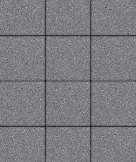 Тротуарная плитка Квадрат 400×400 мм, Серый, гранит на белом, фото 4