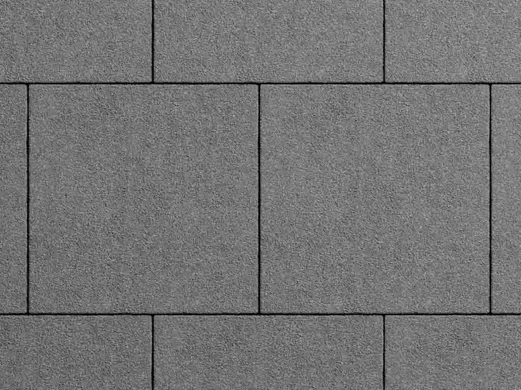 Тротуарная плитка Квадрат 400×400 мм, Серый, гранит на белом, фото 6