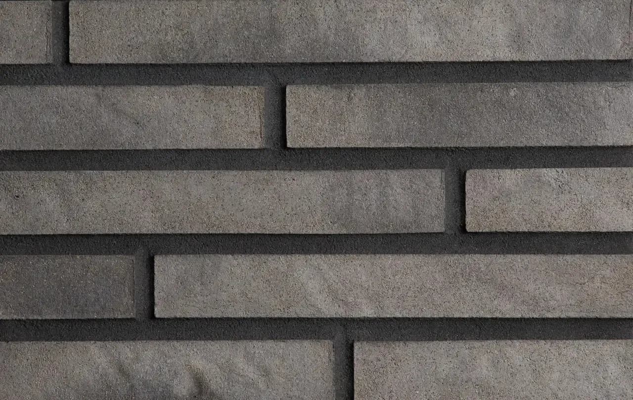 Плитка ручной формовки античное серебро, 440×50×20 мм