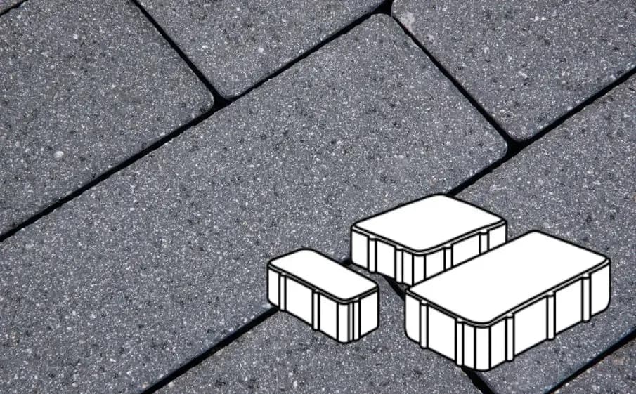 Тротуарная плитка Новый город 260×160; 160×160; 100×160 мм, Гранит Сити Ferro, фото 4