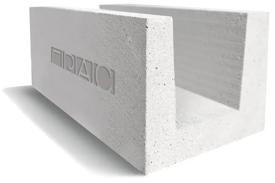U-блок газобетонный ГРАС D500
