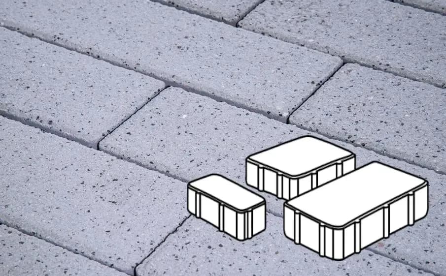 Тротуарная плитка Новый город 260×160; 160×160; 100×160 мм, Гранит Сити Ferro, фото 3