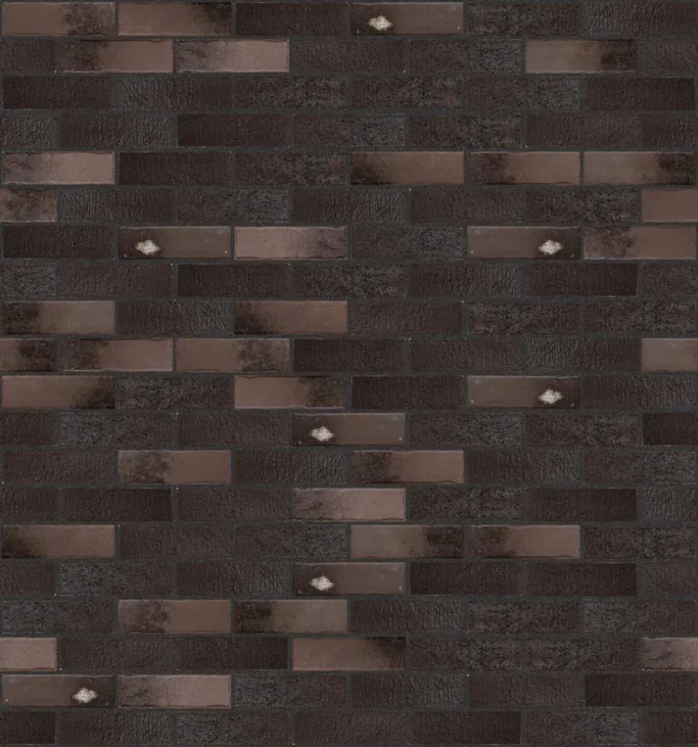 Клинкерная фасадная плитка, Onyx и Andalusite 50/50 (сортировка 7), 240×71×10 мм