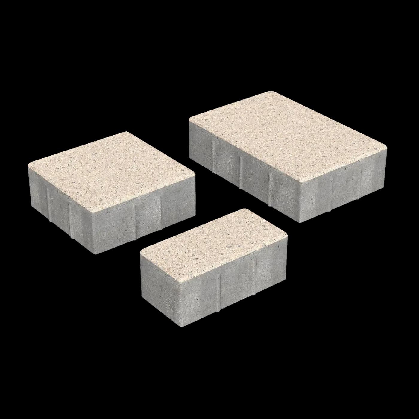 Тротуарная плитка Новый город 240×160; 160×160; 80×160 мм, Премиум Finerro