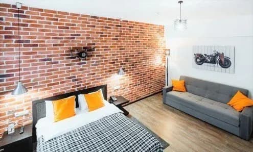 Искусственный камень Брюгге Брик 315-50, красный, фото 3