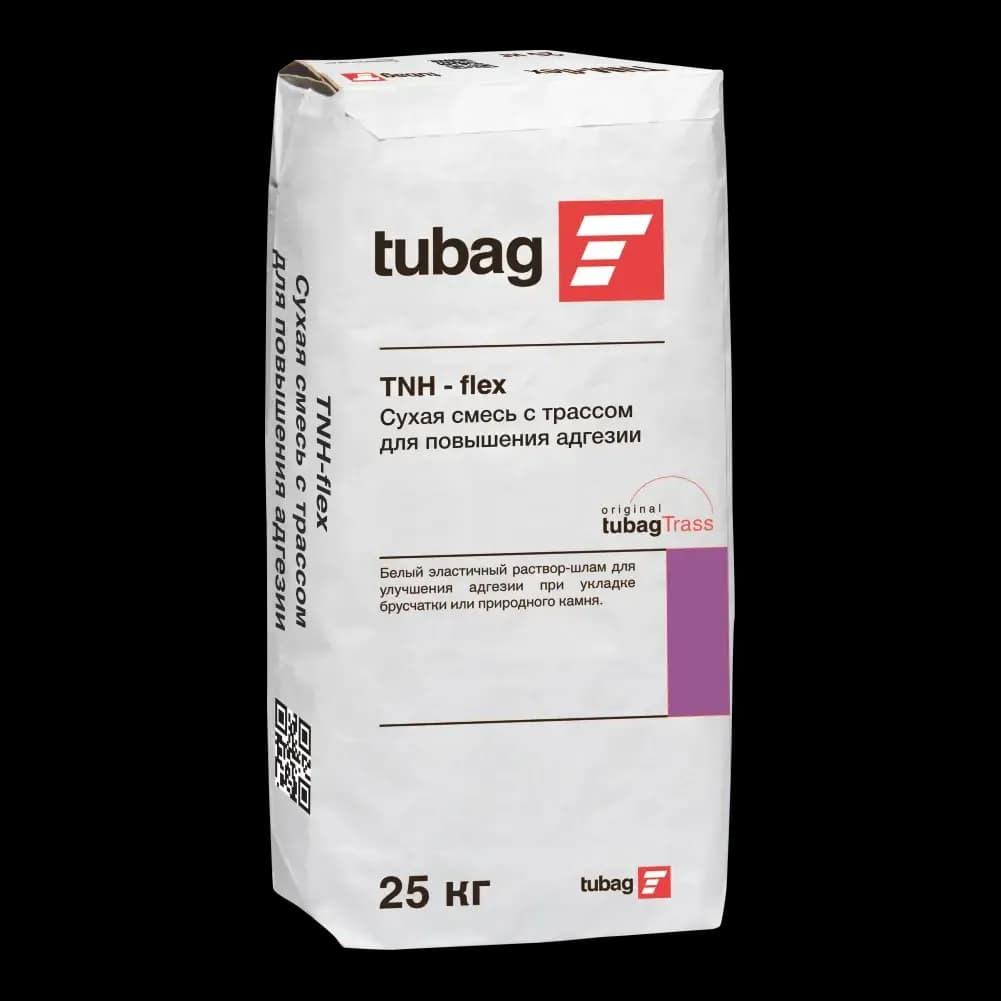 Сухая смесь с трассом для повышения адгезии tubag TNH-flex