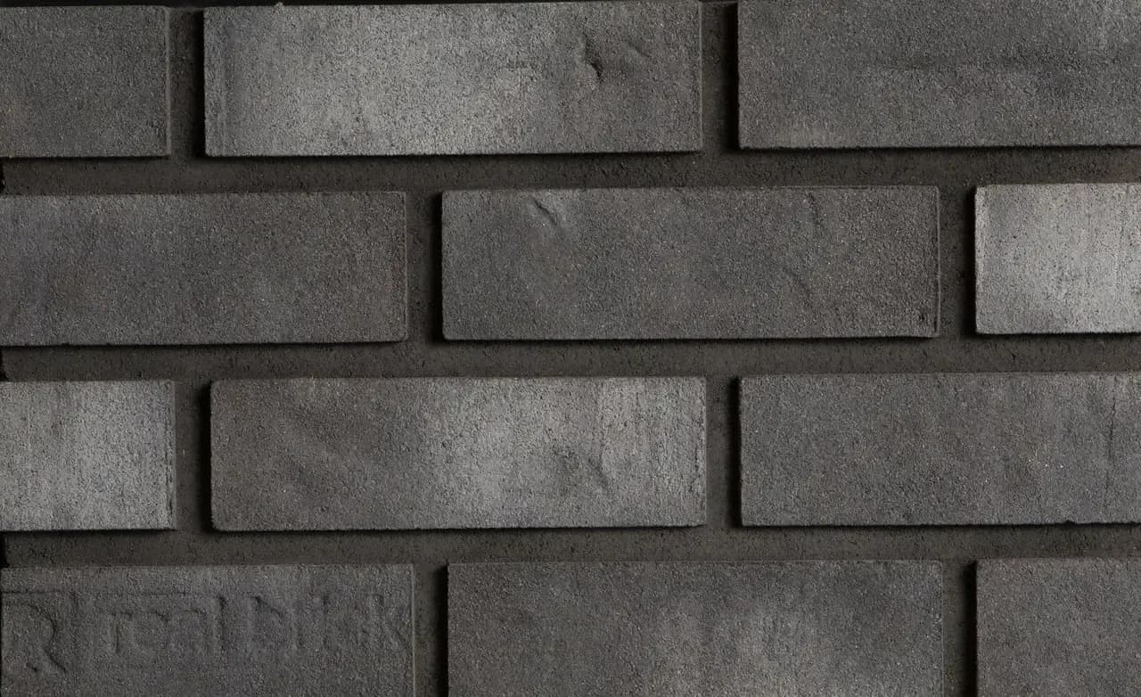Плитка ручной формовки Plain, седой граф, 215×65×20 мм