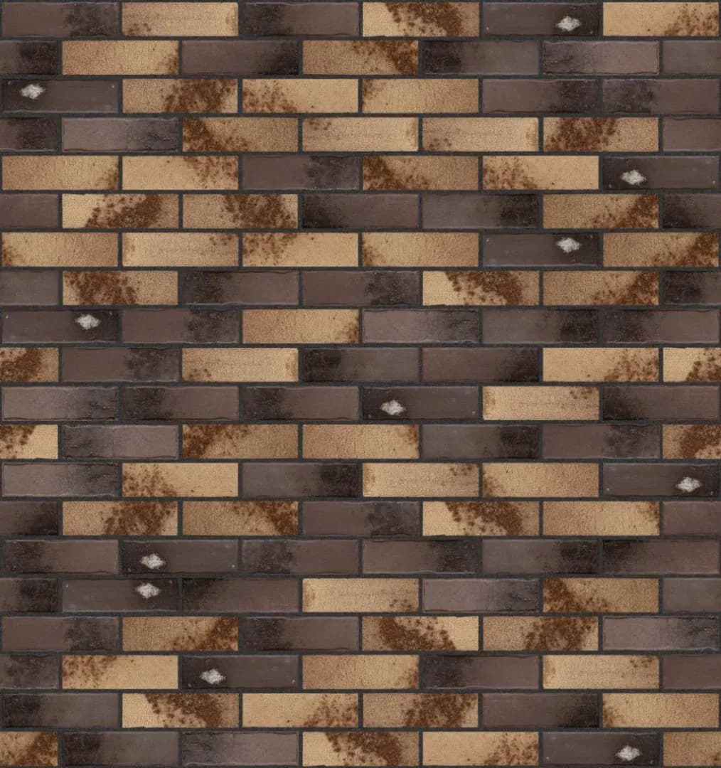 Клинкерная фасадная плитка, Andalusite и Octo 50/50 (сортировка 1), 240×71×10 мм